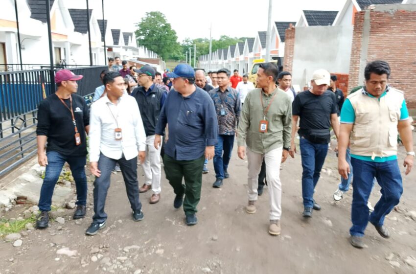  Tinjau Perumahan Mahkota Residence, Wamen PKP RI,Fahri Hamzah Ajak Semua Pihak Sukseskan Program 3 Juta Rumah